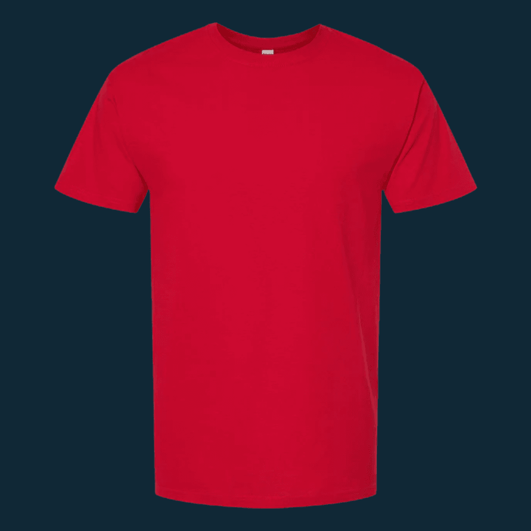 Playera cuello redondo Rojo Brillante
